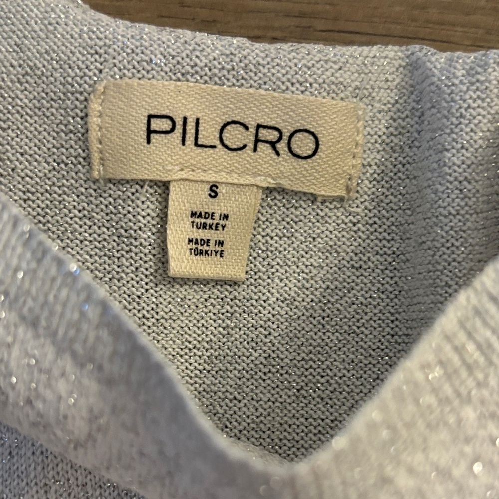 NWT- Pilcro Women’s Light Gray/Silver Turtleneck Sweater - Picture 4 of 7